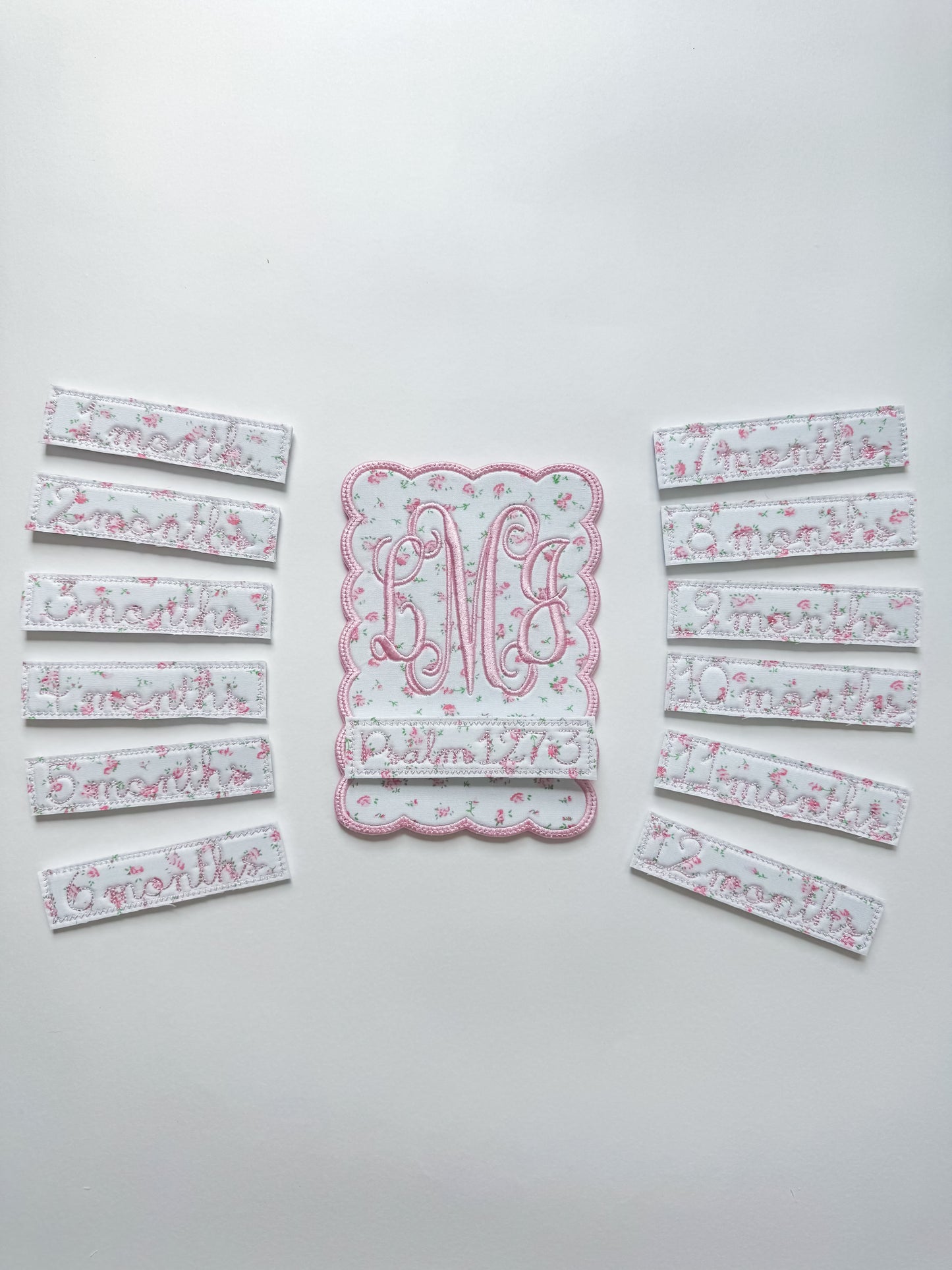Milestone Card with Interchangeable Months