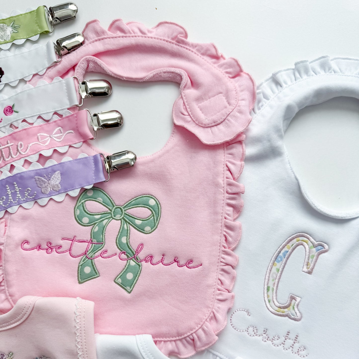 Ruffle Trim Bib