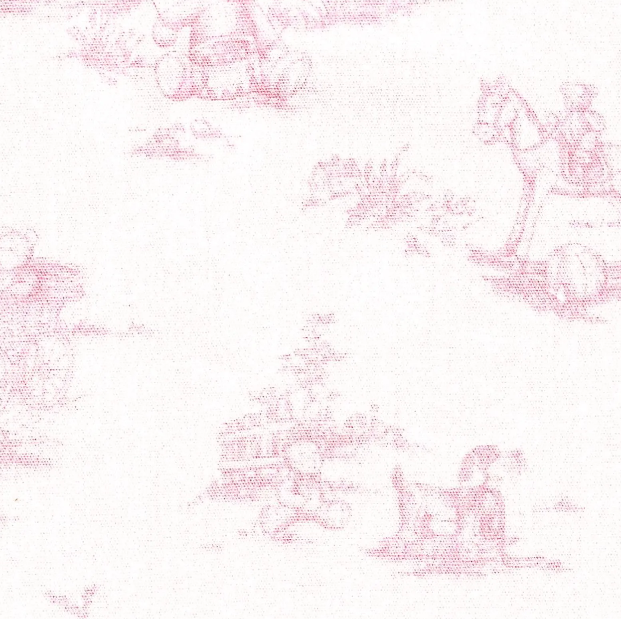 Teddy Bear Toile Pink