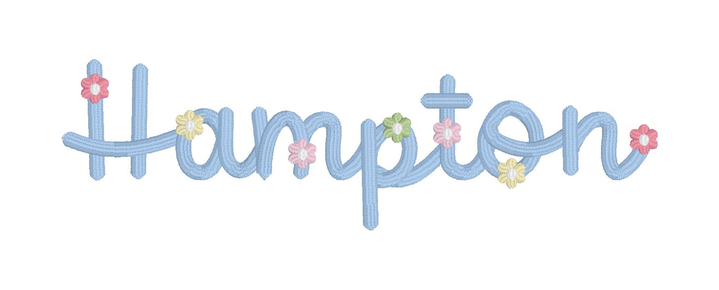 The Flower Power Font