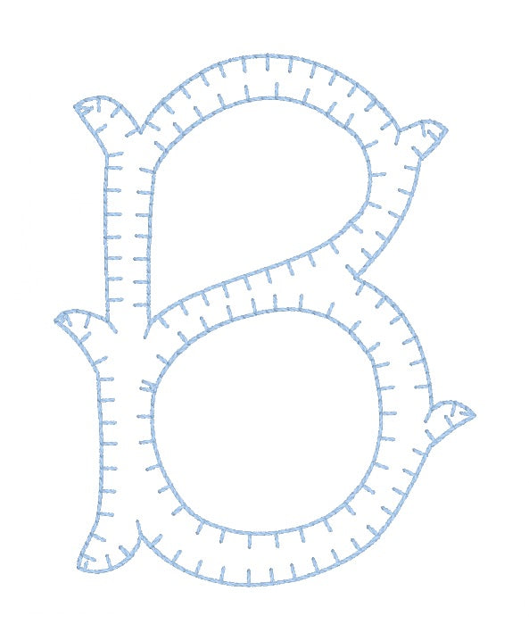 The Jackie Monogram - Applique