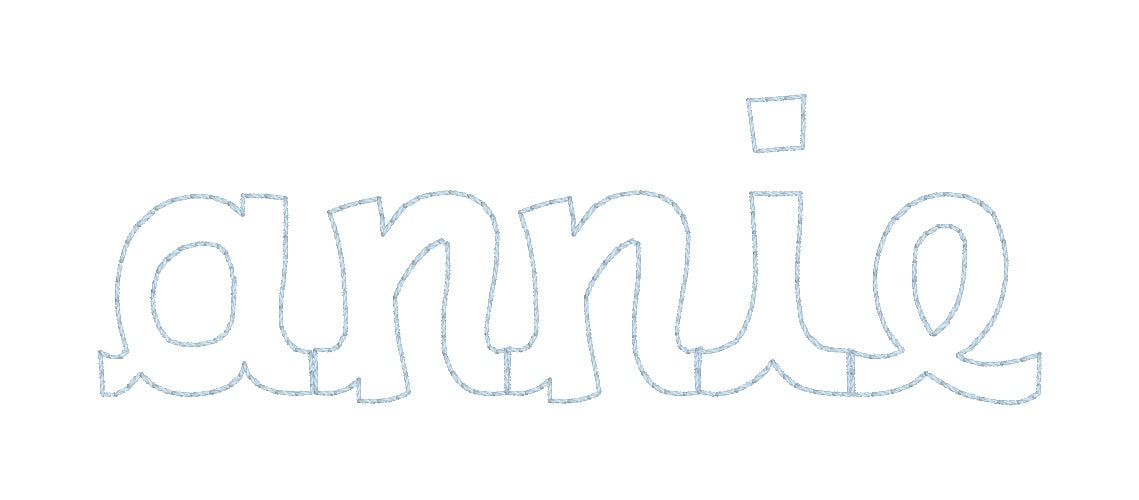 The Annie Font - Applique