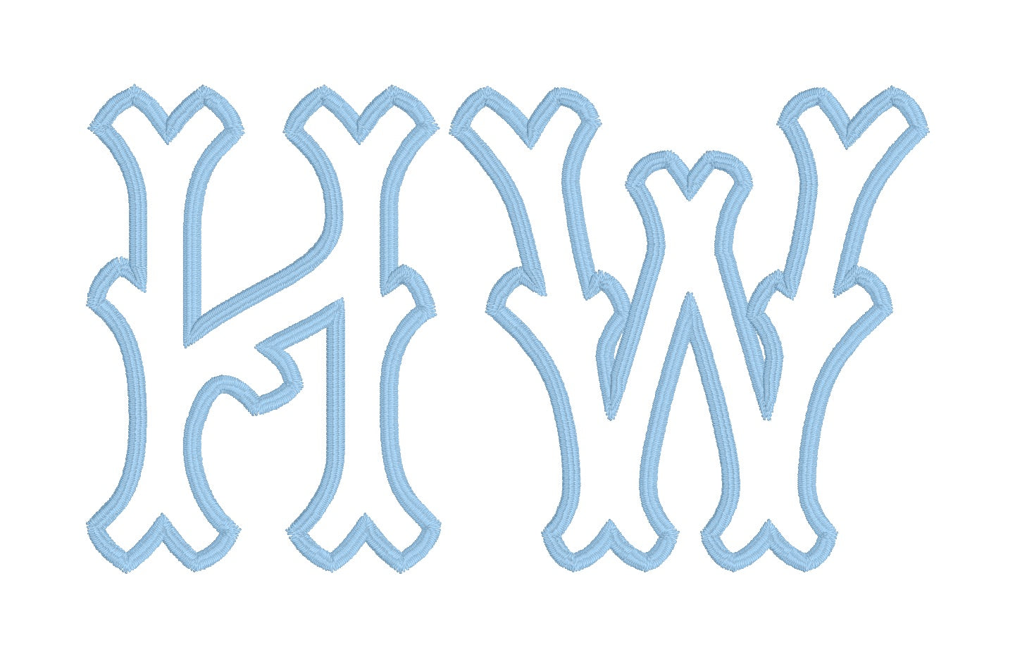 The Intaglio Monogram - Applique