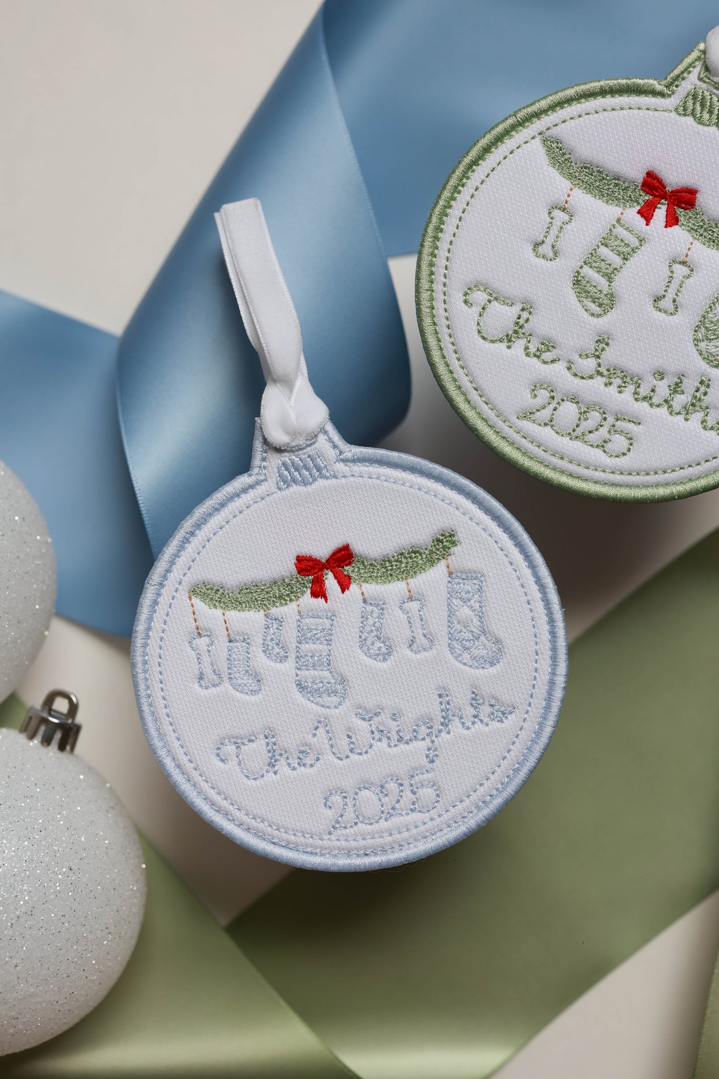 Family Stocking Heirloom Ornament