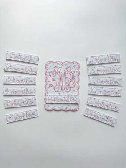 Milestone Card with Interchangeable Months