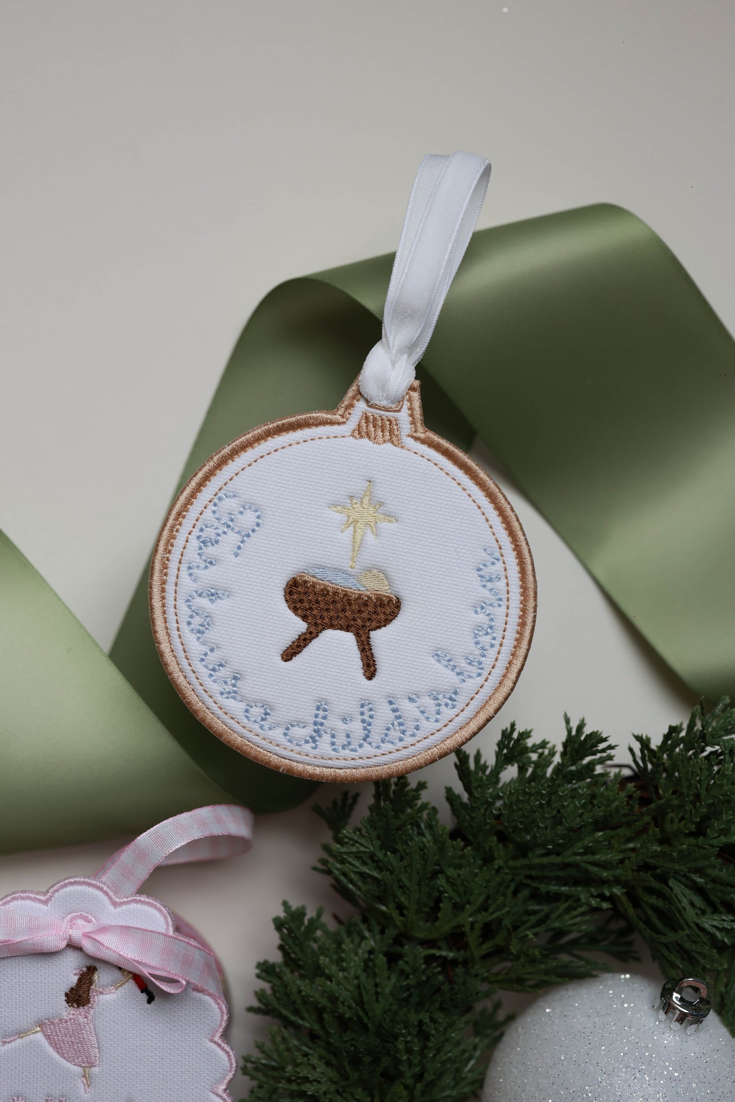 Nativity Heirloom Christmas Ornament