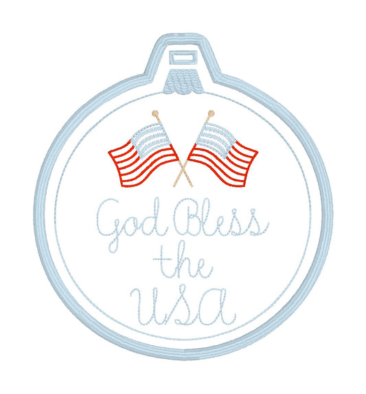 America 250th Commemorative Ornament