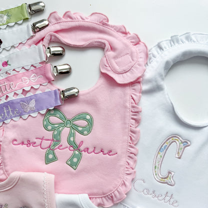 Ruffle Trim Bib