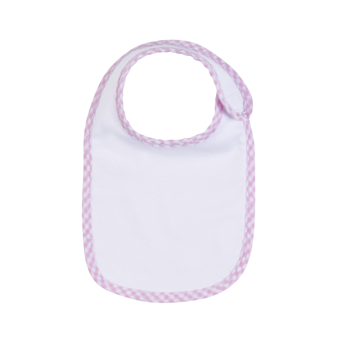 Bib w/ Gingham Trim