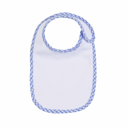 Bib w/ Gingham Trim