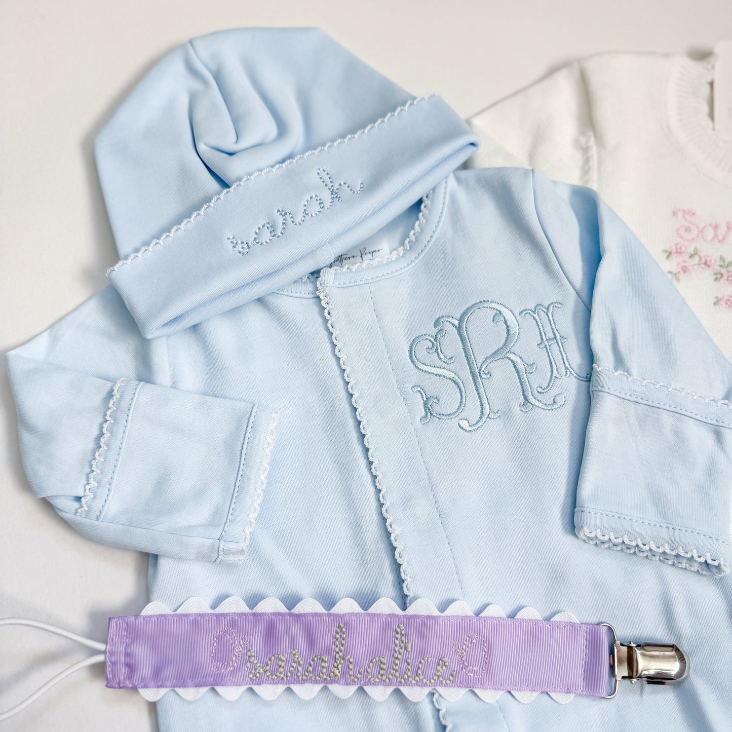 Cotton Footie w/ Picot Trim