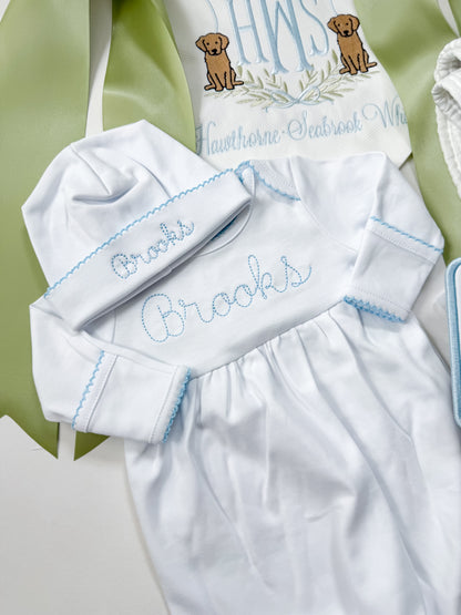 Picot Trimmed Gown