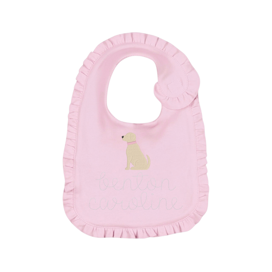 Pink Ruffle Bib