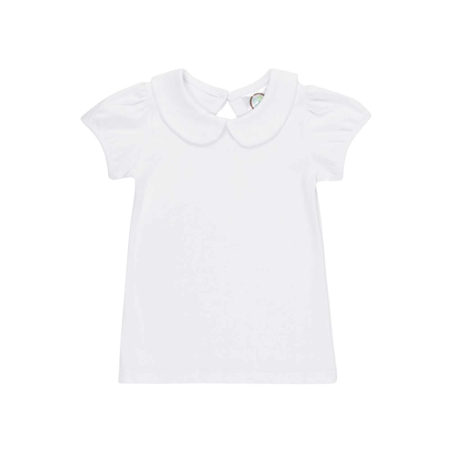 Short Sleeve Peter Pan Shirt w/ Puff Sleeve