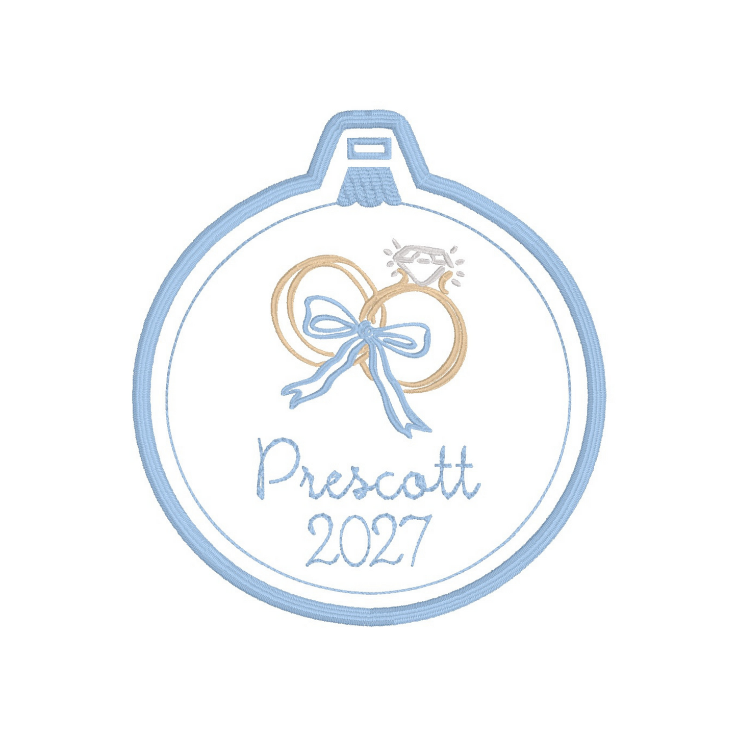 Newlywed Christmas Ornament