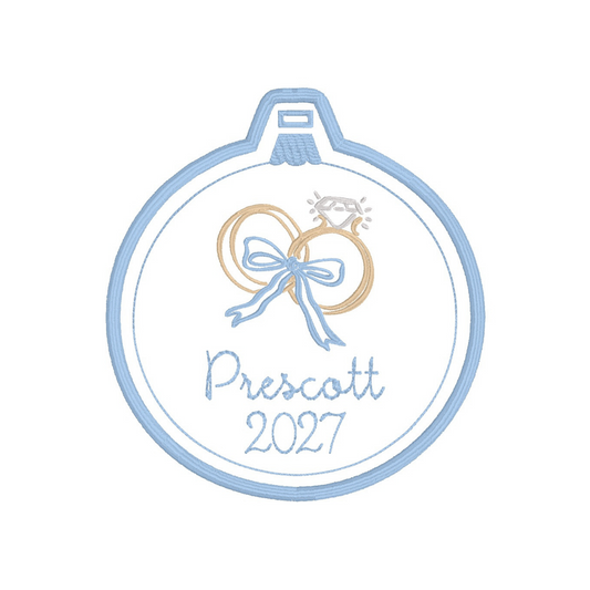 Newlywed Christmas Ornament
