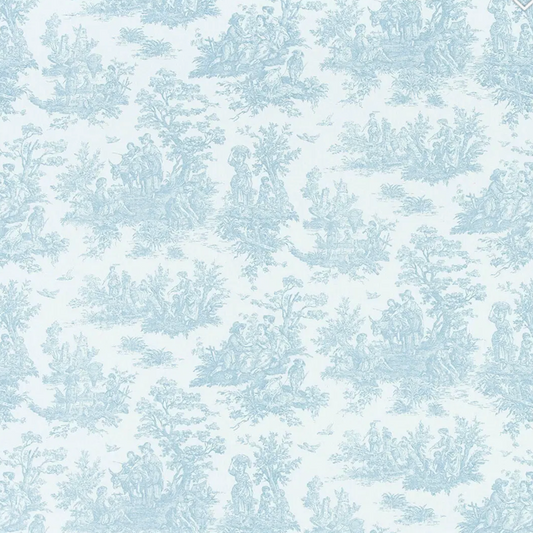 Light Blue Toile