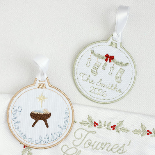 Family Stocking Heirloom Ornament