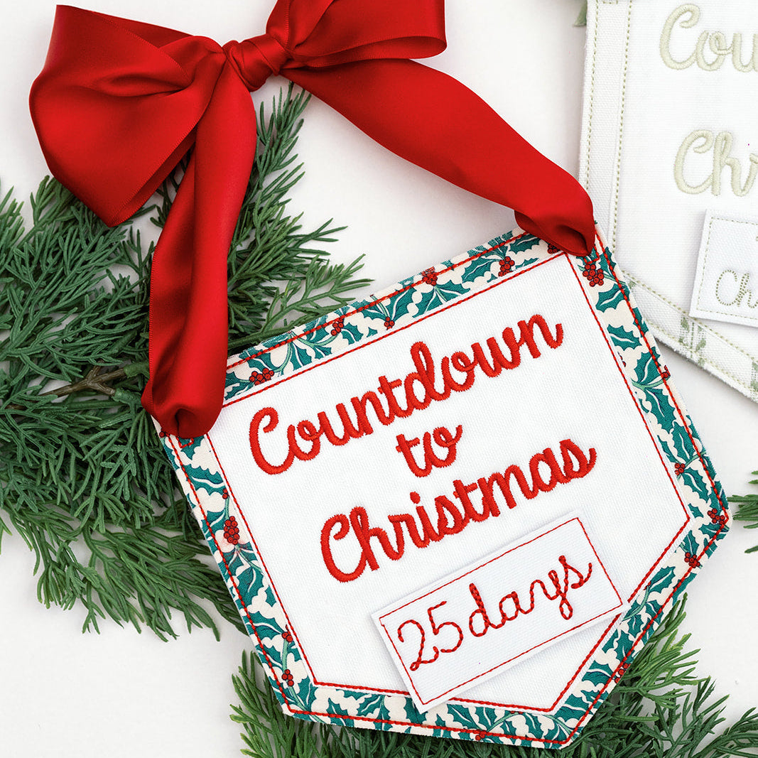 Countdown to Christmas Pennant Banner