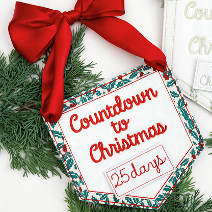 Countdown to Christmas Pennant Banner