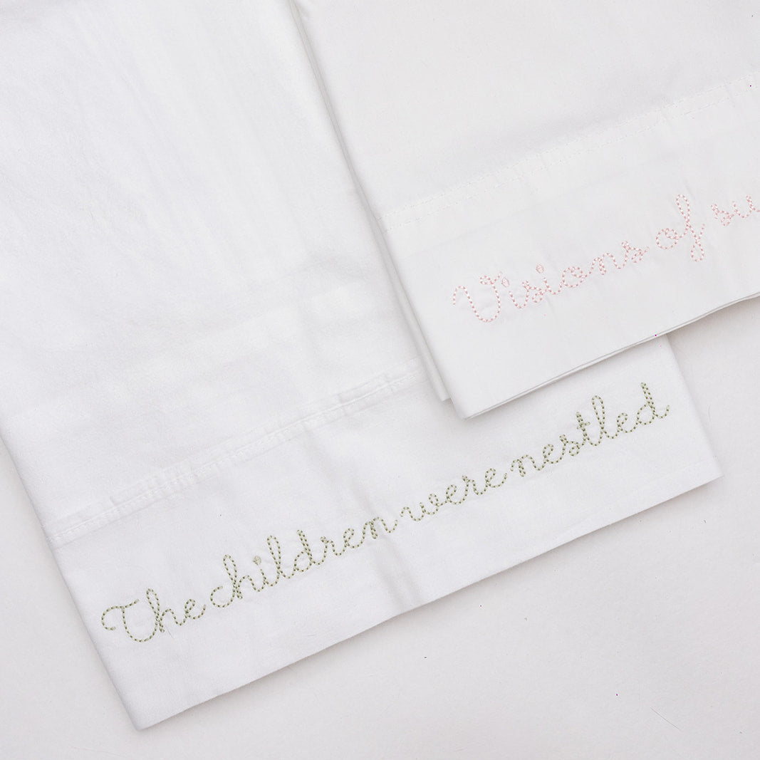 Personalized Holiday Pillowcase
