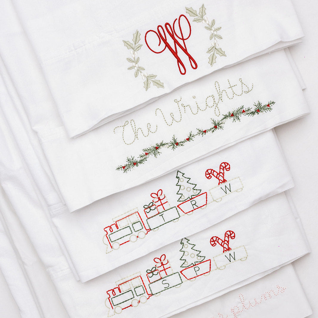 Personalized Holiday Pillowcase