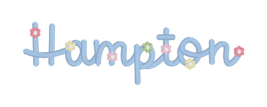 The Flower Power Font