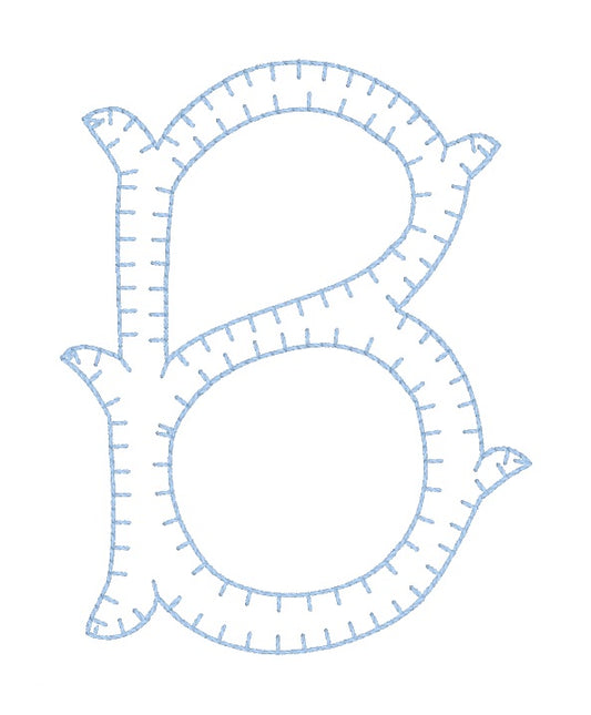 The Jackie Monogram - Applique