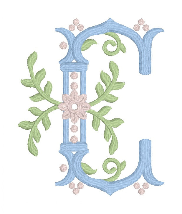 The Regal Daisy Monogram