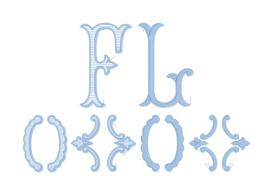 The Romanesque Monogram - Options 1-4