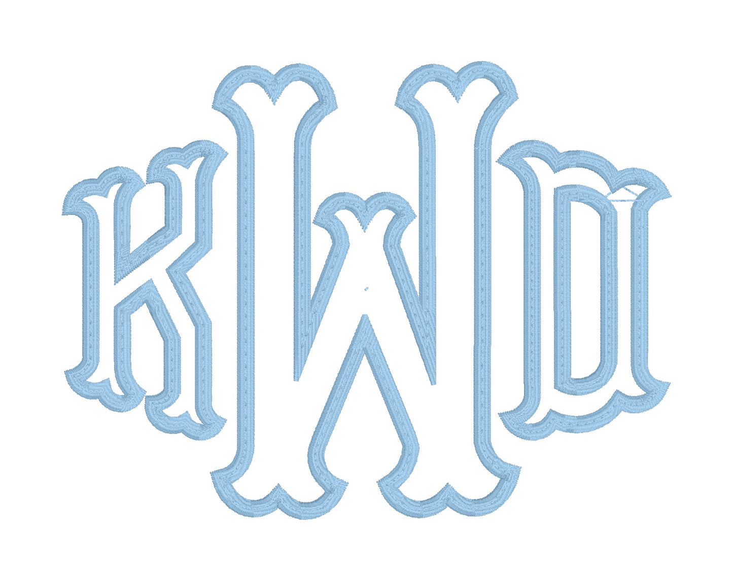 The Ally Monogram - Applique