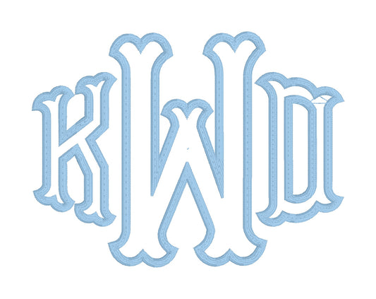 The Ally Monogram - Applique