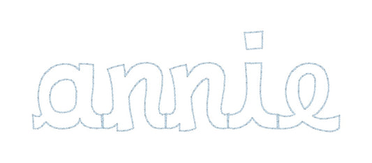 The Annie Font - Applique