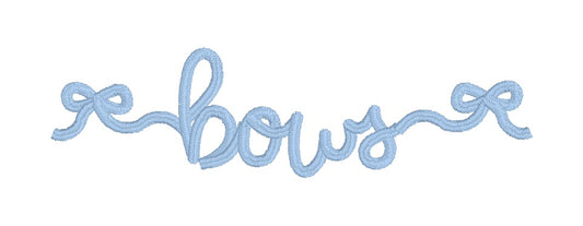 The Bows Font