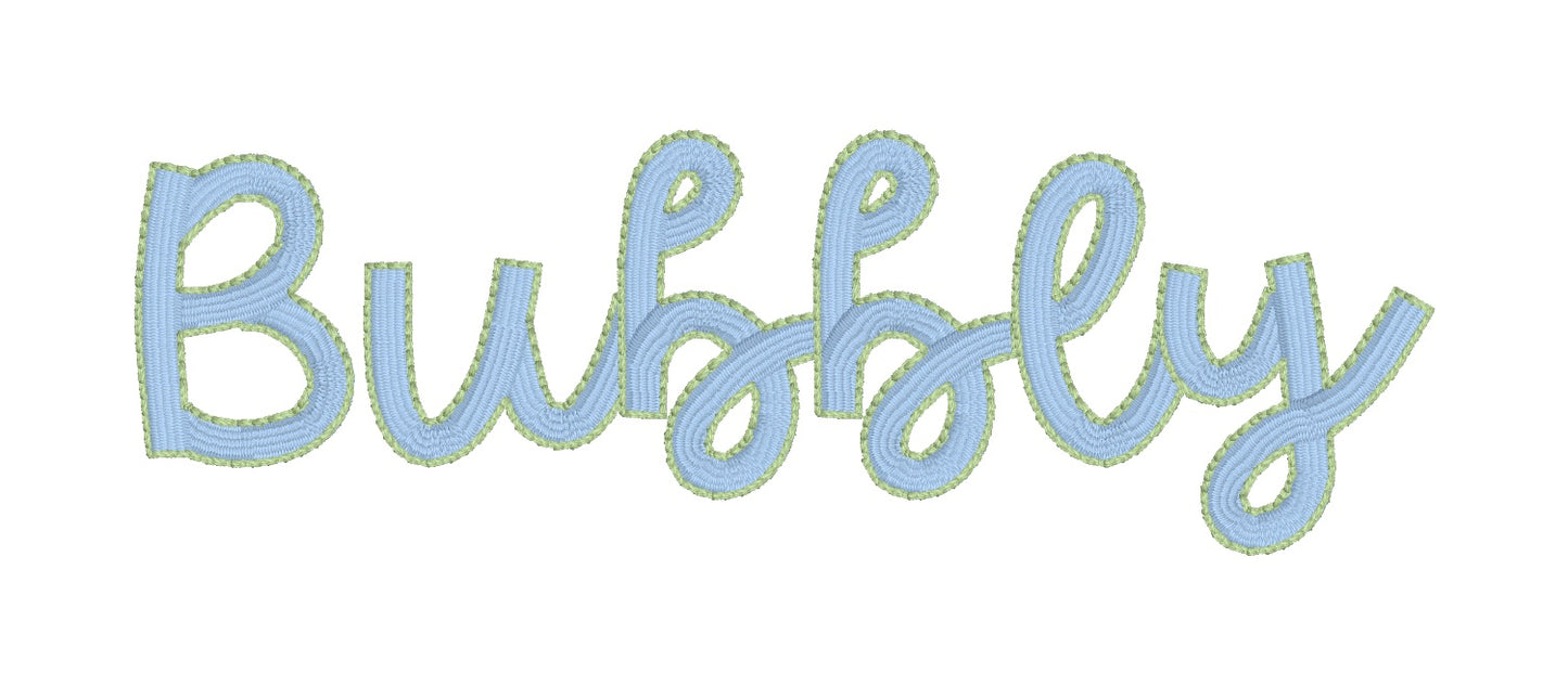 The Bubbly Font