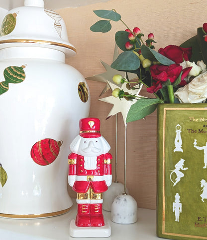 Classic Baubles Ginger Jars with 22K Gold Accents