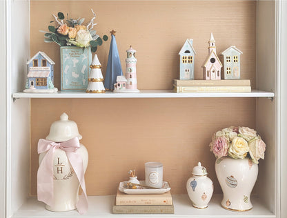 Pastel Baubles Trays with 22K Gold Accents