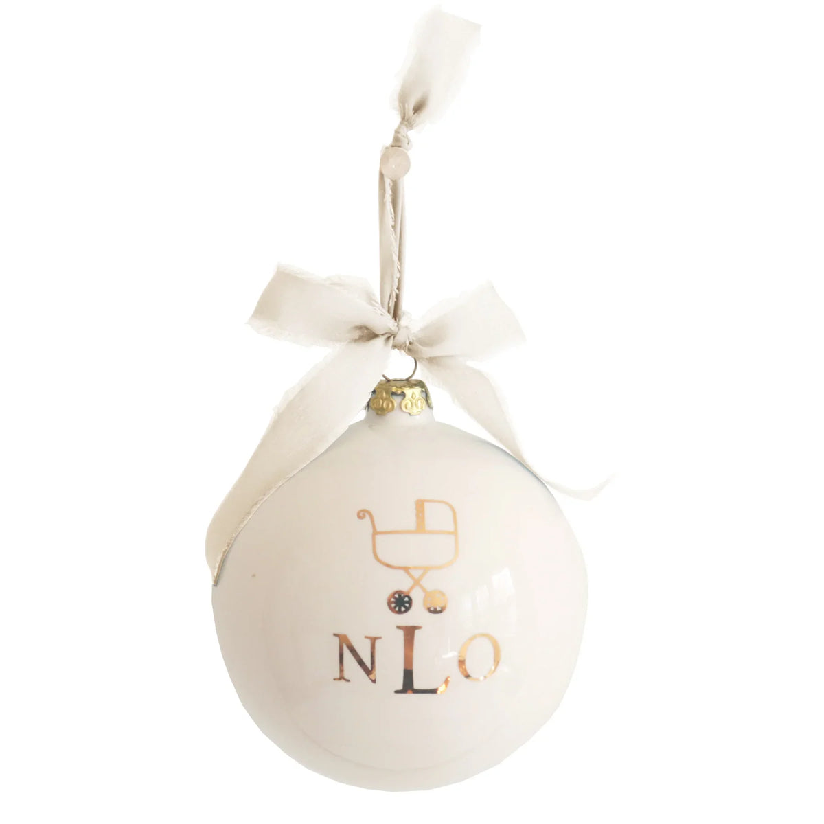 Monogrammed Keepsake Ornament- Baby's First Christmas