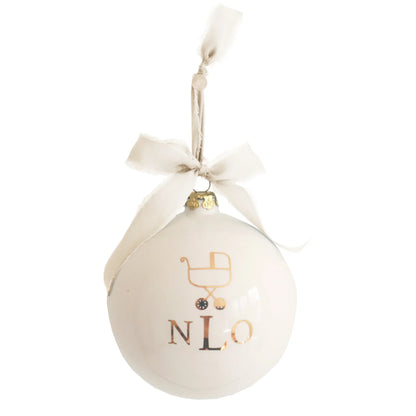 Monogrammed Keepsake Ornament- Baby's First Christmas