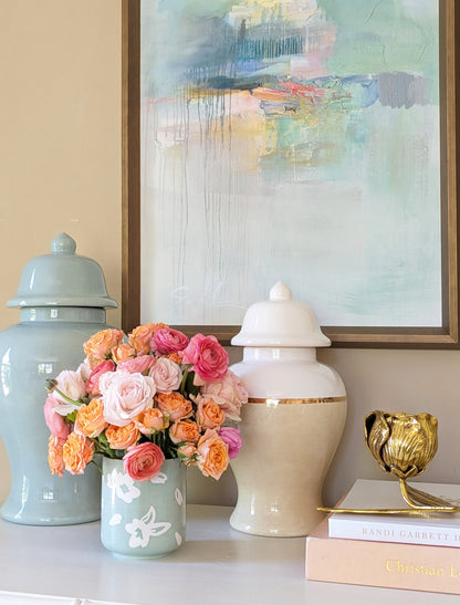 Sakura Ginger Jars in Blush
