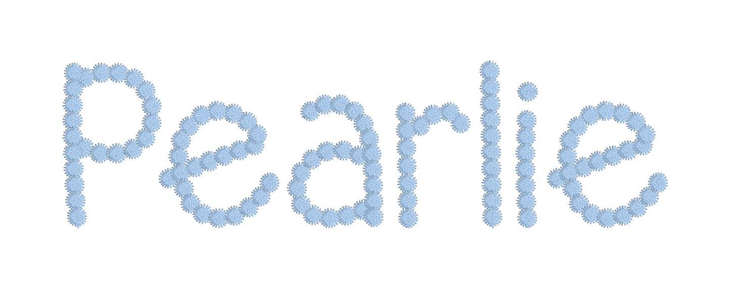 The Pearlie Font